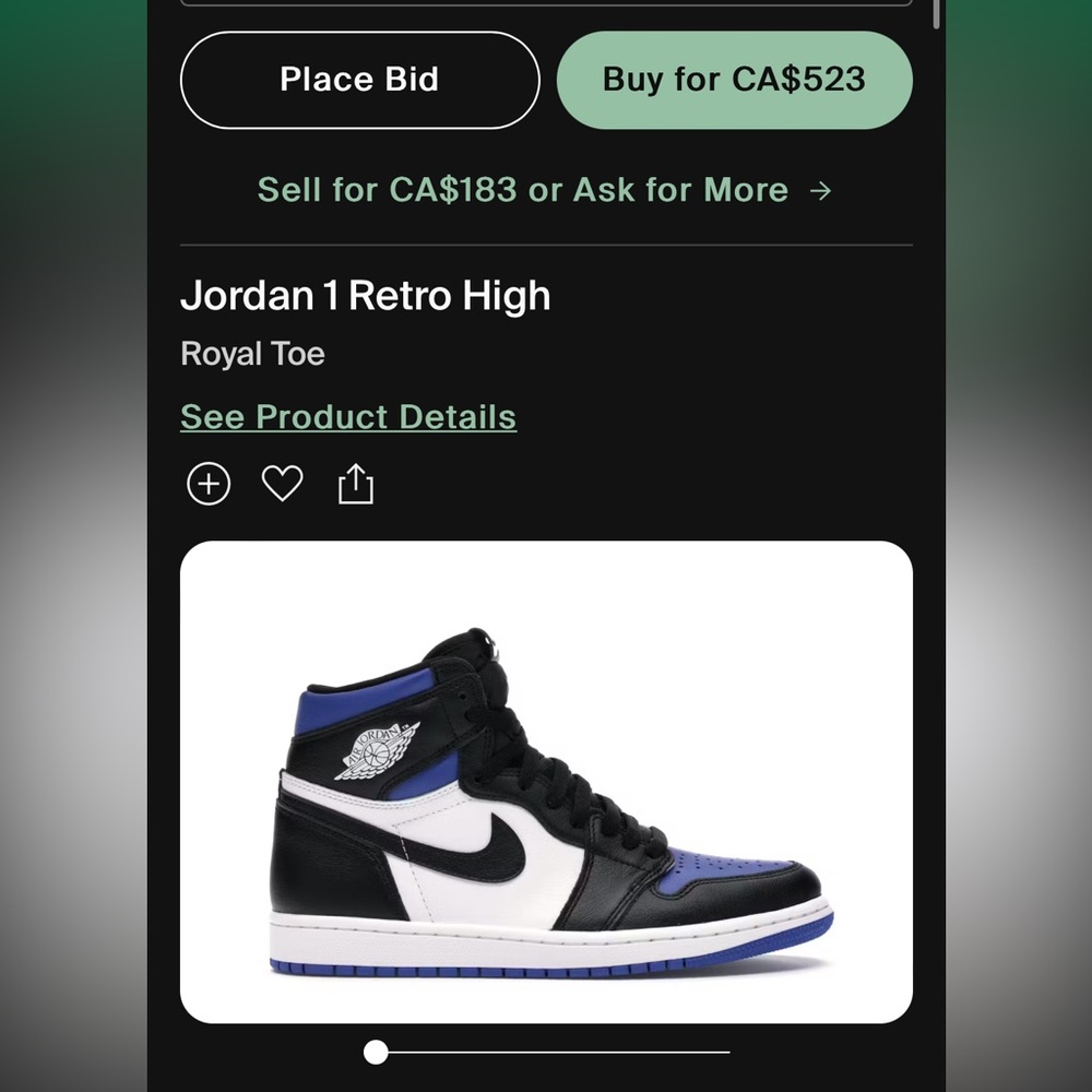 jordan royal blue